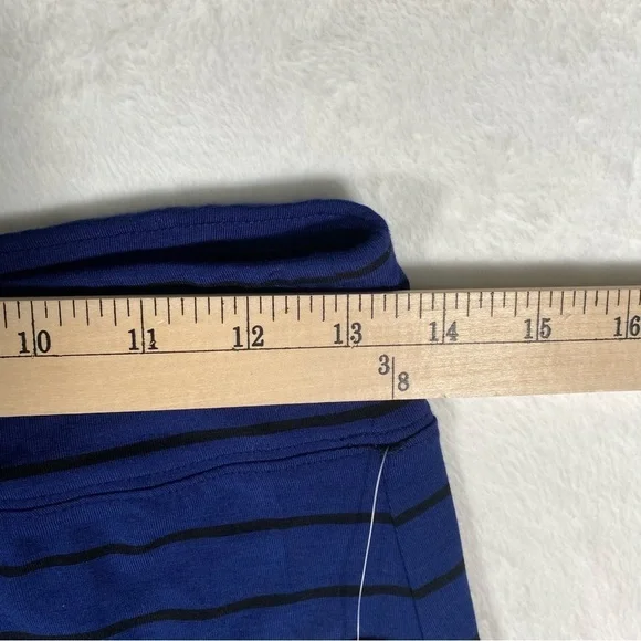 NWT Kensie Women's Skirt Blue/ Black Stripe size Small Boho Hippie Spring - Picture 7 of 10